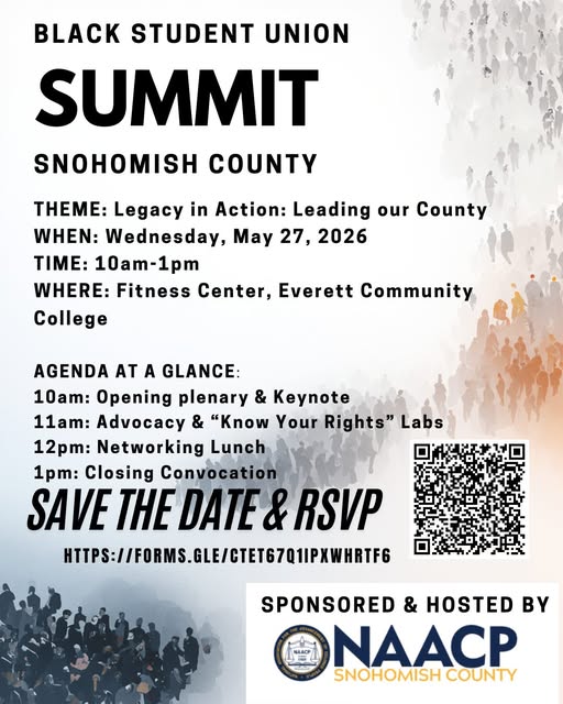 Black Student Union Summit Snohomish County 2026 – May 2026 Everett WA