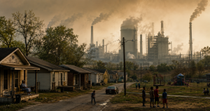 xAI data center pollution threatening Black community in Mississippi with gas turbine emissions