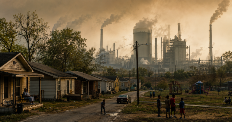 xAI data center pollution threatening Black community in Mississippi with gas turbine emissions
